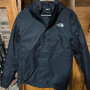 The North Face Men's Charcoal Rain Jacket